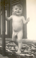 december 1935 gekiekt voor de kerstboom